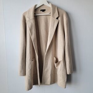 J.crew women's Sophie open-front sweater-blazer size XL Patch pockets J0244